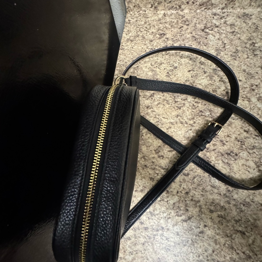 Coach Black Pebbled Leather Shoulder Bag - Picture 16 of 16